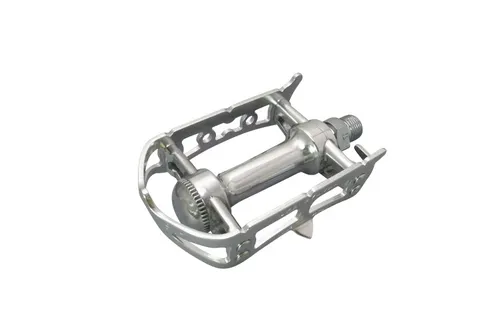 MKS Pedale Prime Sylvan Road Fahrradpedale Premium silber poliert Touring City