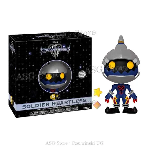 Funko 5 Star Figur Kingdom Hearts Star Soldier - Aufstellfigur aus hochwertigem Vinyl, detailgetreu und perfekt für Kingdom Hearts-Fans, ideal zum Sammeln oder Ausstellen.