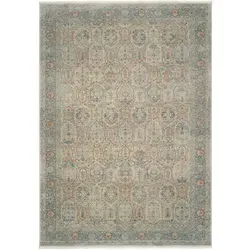 OCI DIE TEPPICHMARKE Teppich GRAND FASHION 02 - Rechteckig in Blau/Grau - Teppich in orientalischem Design, 80 x 150 cm, aus 100% Polyester, ideal für Fußbodenheizung und pflegeleicht. Verleiht jedem Raum einen stilvollen Akzent.
