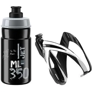 Elite Fahrrad-Flaschenhalter Jet/Ceo Set, schwarz, aus Kunststoff, zum Schrauben