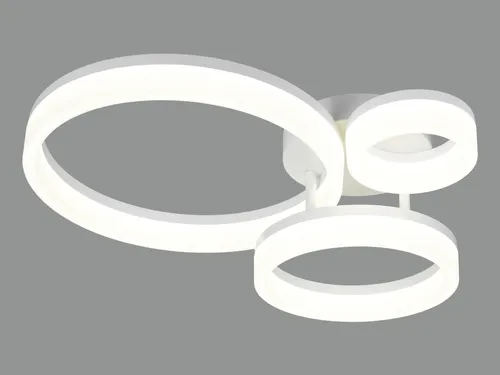 Moderne LED Deckenleuchte 51 cm - Stilvolle Wohnzimmerlampe - Lampen - Hochwertige LED-Deckenleuchte mit 32W Leistung und 4200 Lumen, ideal für große Räume. Langlebige SMD-LED-Technologie sorgt für bis zu 20.000 Stunden Licht.