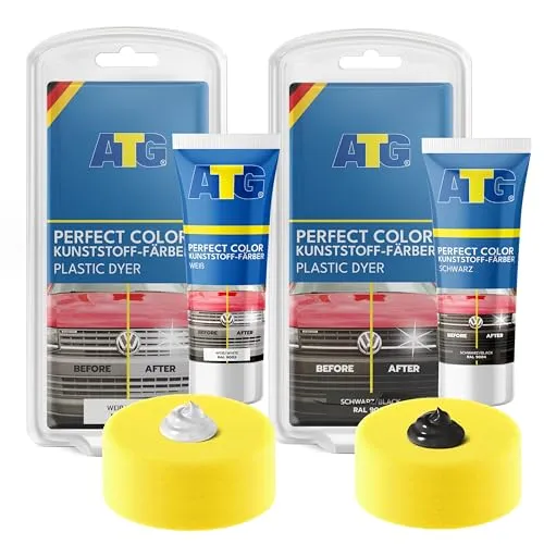 ATG® Kunststoffpflege Politur Schwarz & Weiß