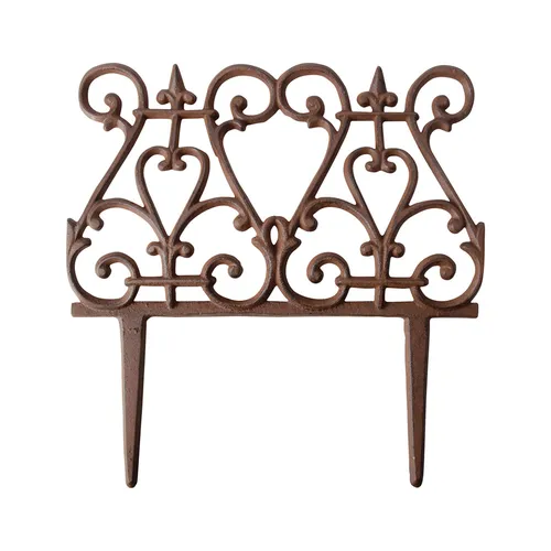 Beetzaun Beeteinfassung Lilie Gusseisen Beet Begrenzung Bettumrandung PS 19