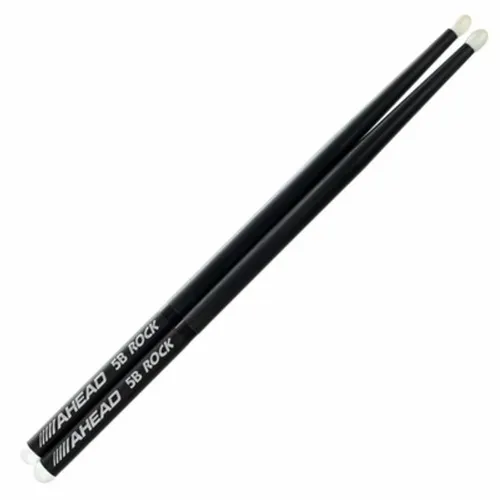 Ahead Sticks 5BR Rock Aluminium Sticks Short Taper - Aluminium Sticks für Drummer, 50% weniger Erschütterung durch VRS, langlebiger als Holzsticks und mit ergonomischen Griffen für verbesserten Komfort.
