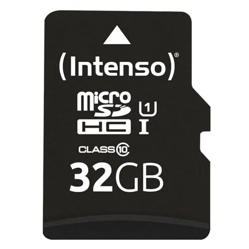Intenso Premium microSDHC 32GB Class 10 UHS-I Speicherkarte - Speicherkarten: Hohe Lesegeschwindigkeit von bis zu 90 MB/s, ideal für hochwertige Smartphones und Tablets. Wasserfest, stoßfest und temperaturbeständig.