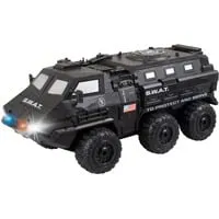 Revell Control 24437 - Ferngesteuertes S.W.A.T. Tactical Truck, 6WD-Antrieb für herausragende Geländegängigkeit und anpassbare Geschwindigkeit, ideal für Kinder ab 8 Jahren