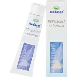 Medosan DermaCell Colostrum Creme - Die feuchtigkeitsspendende DermaCell Creme vereint natürliches Colostrum mit einer reichhaltigen Pflegeformel. Ideal für trockene und empfindliche Haut – für ein geschmeidiges Hautgefühl.