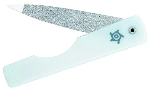 Pfeilring Saphir Klappnagelfeile, 11.5 cm, weiss