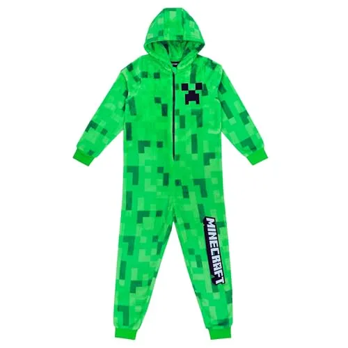 Minecraft Creeper Fleece Jumpsuit für Jungen von Minecraft