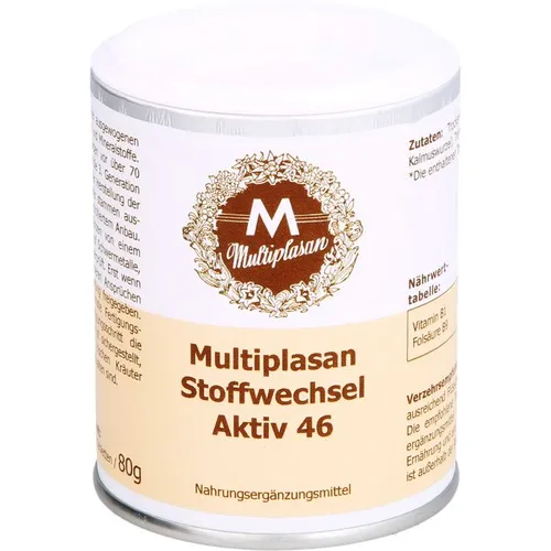 MULTIPLASAN Stoffwechsel Aktiv 46 Tabletten - Arzneimittel zur Unterstützung des Stoffwechsels, fördert die Vitalität und das Wohlbefinden für ein aktives Leben.