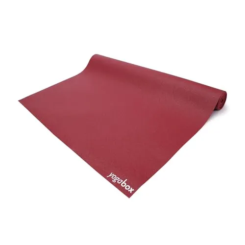 Yogabox Yogamatte Super Light Travel Mat Made in Germany, bordeaux