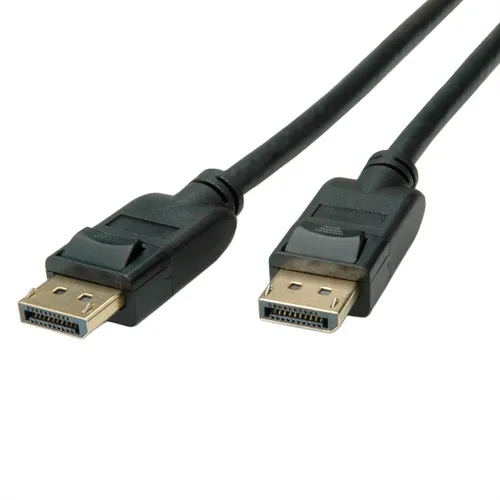 DisplayPort Kabel GREEN, v1.4, DP Stecker - Stecker, schwarz, 1 m / 8K