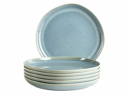 MÄSER Serie Cordelia Teller Set für 6 Personen - Hochwertiges 6-teiliges Tafelservice aus Steinzeug, pflegeleicht und ideal für jeden Anlass.