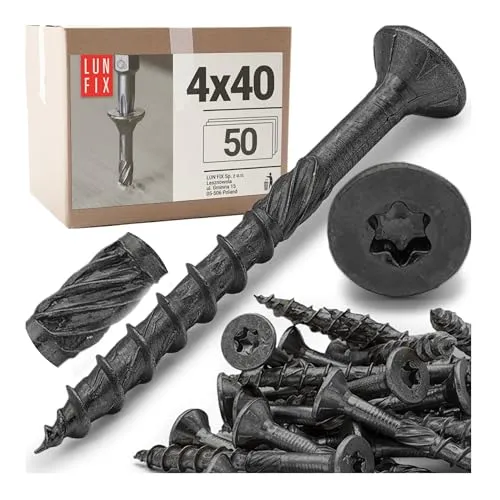 Selbstschneidende Schrauben Ø 4,0x40 mm 50 Stk. Senkkopf T20