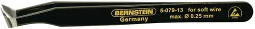 Bernstein Tools for Electronics 5-079-13 Schneidpinzette 115 mm - Pinzetten für präzise Elektronikarbeiten, aus hochwertigem Carbonstahl für Langlebigkeit und optimale Handhabung.