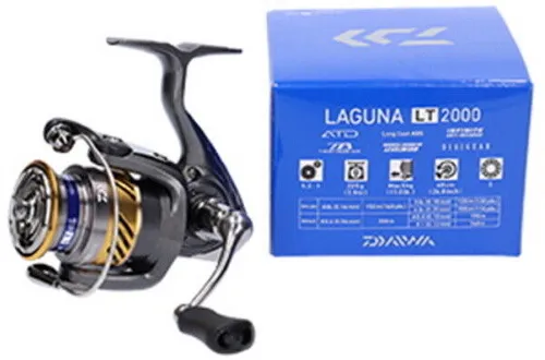 Daiwa Laguna LT 2000 Spinnrolle - Leichte & Robuste Angelrolle - Angelrollen, LT (Light & Tough) Konzept für optimale Leistung und geringes Gewicht, ideal für Süßwasserangeln.