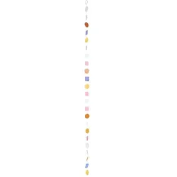 Capiz-Girlande  sortiert   , mehrfarbig , Naturprodukte,Kunststoff,Eisen , Maße (cm): B: 5 H: 180