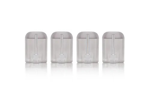 Bestlivings Gardinenstangenhalter Selbstklebehaken, für Vitragestangen, (16-St), aus Kunststoff mit stabilem Stahlstift, hohe Klebekraft