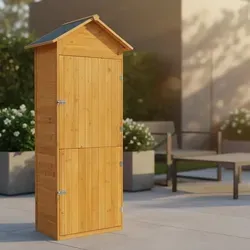 Feel2Home Gerätehaus Holz Geräteschuppen 79x49 cm