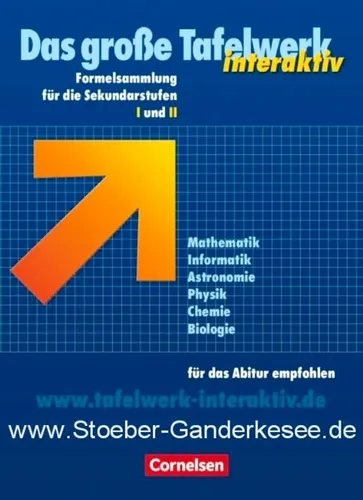 Das Große Tafelwerk Interaktiv Allgemeine Ausgabe ISBN 9783464571439 NEU & OVP