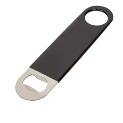 Olympia Flaschenöffner mit PVC-Griff 18cm in schwarz von Olympia