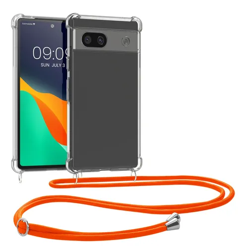 Hülle für Google Pixel 8a mit Umhängekette Handy Cover Case Schutzhülle