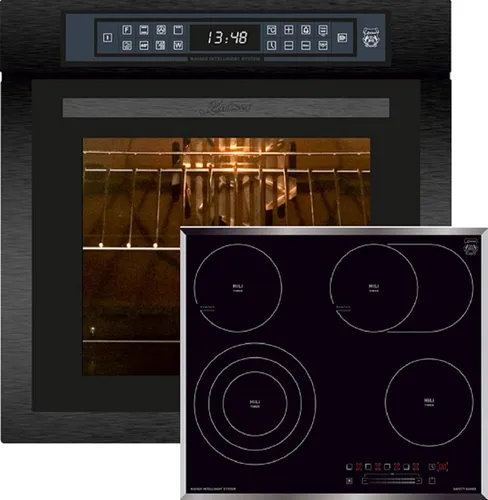 Kaiser EH 6306 R Elektro Einbaubackofen 79L +KCT 6715 F Glaskeramikkochfeld