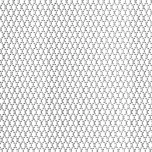 ALBERTS Glattblech Stahl roh 1000x120x2,8 mm Maschenbreite 8 mm Stegbreite 1,5 m