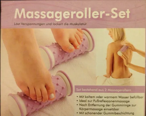 Massageroller Set 2 Massagerollen Fußreflexzonenmassage