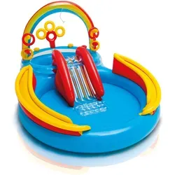 Intex Play Center Rainbow Ring mit Rutsche 297 x 193 x 135 cm
