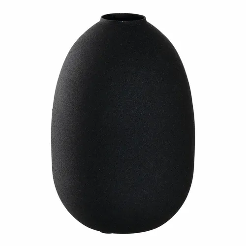 LEONARDO Dekovase Casolare Metall schwarz 19 cm - Elegante Metallvase in Schwarz, 19 cm hoch, perfekt für stilvolle Blumenarrangements und als dekoratives Element in jedem Raum.