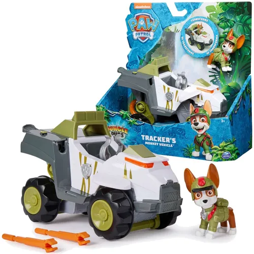 Paw Patrol Jungle Pups Vehicle Tracker-Set+Figur