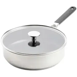 KitchenAid 2tlg. Set - Edelstahl-Schmorpfanne