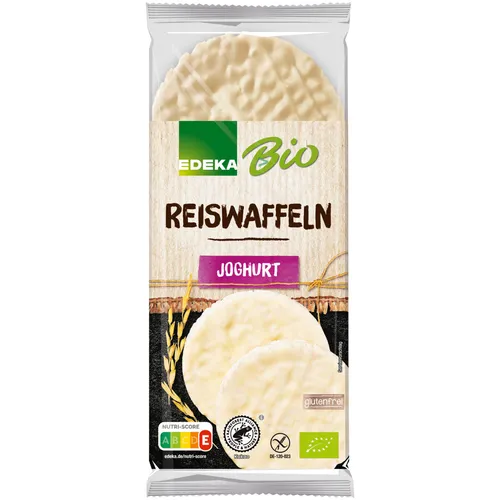 Edeka Bio Reiswaffeln mit Joghurt 100g Packung von EDEKA