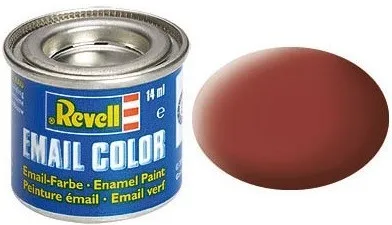 REVELL - Emaillefarbe Ziegelrot matt 14ml - - REV32137