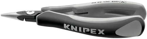 Knipex Präzisions-Elektronik-Greifzange ESD 135 mm - Zangen für Elektronik und Feinmechanik, mit elektrisch ableitenden Griffen für sicheres Arbeiten und präzisem, spielfreiem Gang dank geschraubtem Gelenk.