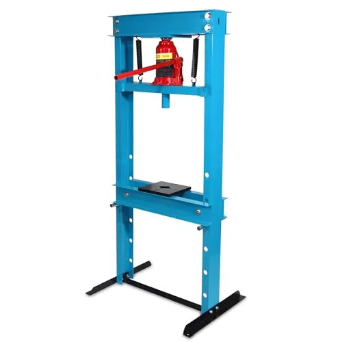 Bituxx Werkstattpresse 20T MS-18966 - Sonstiger Werkstattbedarf mit 20 Tonnen Druckkraft, ideal für vielseitige Anwendungen wie Biegen und Pressen, höhenverstellbar für optimale Anpassung.