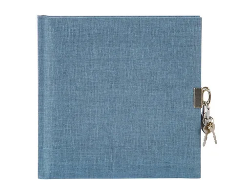 Goldbuch Tagebuch 607 Tagebuch Summertime - 96 Seiten, 16,5 x 16,5 cm, blau/grau