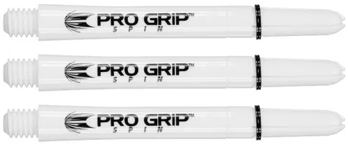 Target ProGrip Spin Shafts, White, 3 Stück im Set, Medium, Länge: 48mm