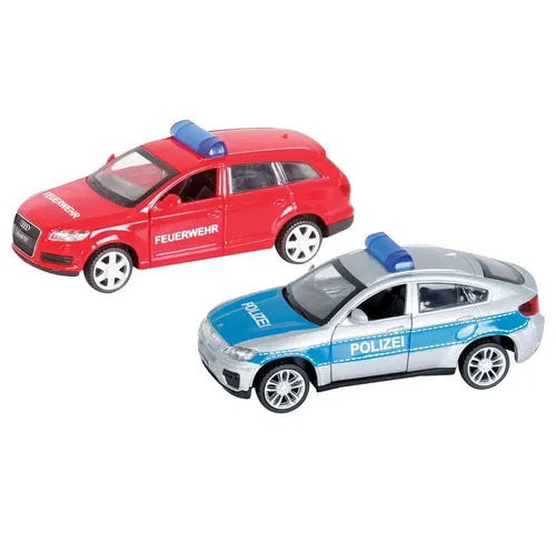 Vedes Spielzeug-Auto Speedzone Einsatzfahrzeug 1:43 mit Rückzug, sortiert