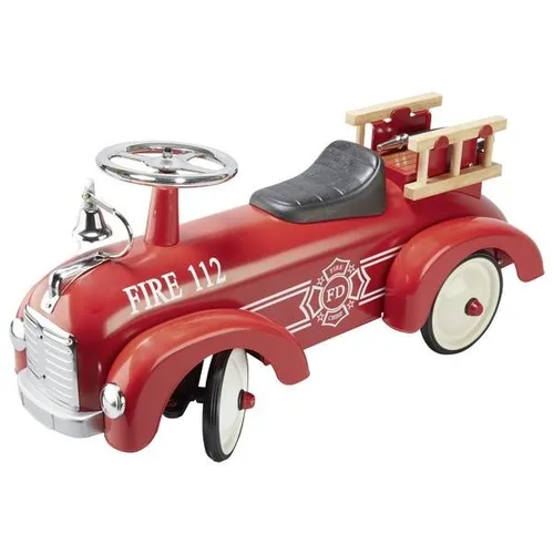 Goki Walking Auto Feuerwehr (14162) - Kinderfahrzeuge mit interaktivem Design, fördert die motorischen Fähigkeiten und macht das Spielen im Freien zum Abenteuer!