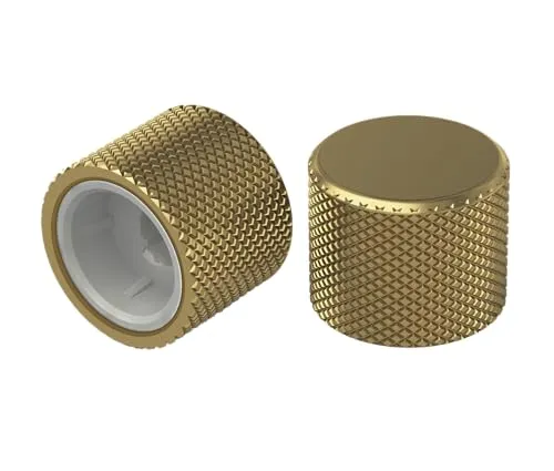 Glorious GMMK PRO Rotary Knob - Gold, eleganter drehbarer Medienknopf aus Aluminium für perfekten Halt und einfaches Upgrade