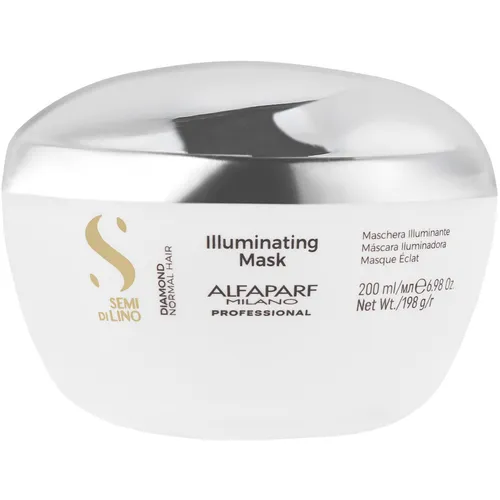 Alfaparf Semi Di Lino Diamond Maske 200ml Glanz & Pflege für trockenes Haar