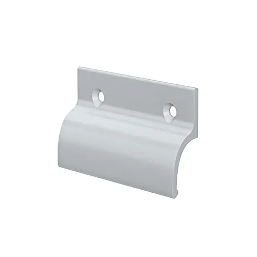 MS Beschläge® Balkontürgriff Terassentürgriff Ziehgriff aus Aluminium (Silber)