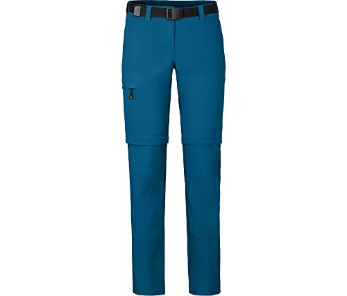 Bergson Bennett Zipp-Off | Damen Wanderhose, vielseitig, pflegeleicht, Blue Sapphire [307], 20 - Damen