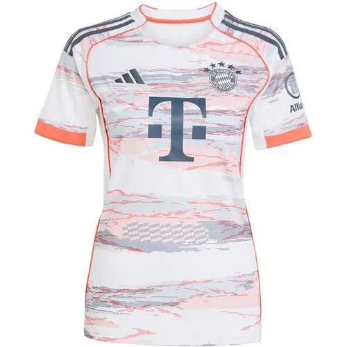 ADIDAS Damen Trikot FC Bayern München 25/26 Auswärts - Trikots für Fans des FC Bayern München, inspiriert von Abendspielen in der Allianz Arena. Mit feuchtigkeitsabsorbierender AEROREADY Technologie für optimalen Tragekomfort.
