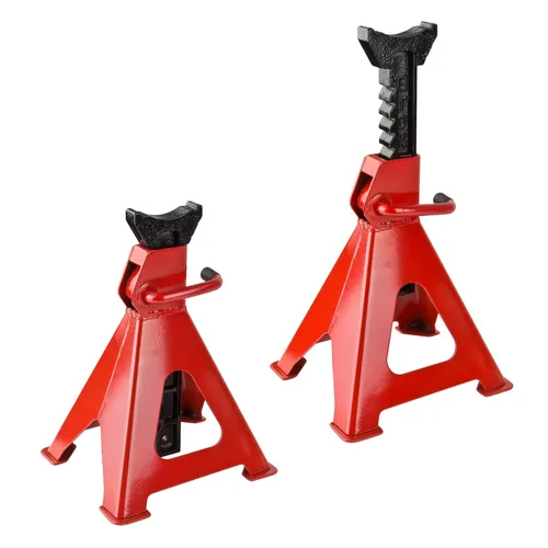 Unterstellbock Abstellbock 6 Tonnen Paar rot - Stabil und Sicher - Wagenheber & Unterstellböcke, ideal für sicheres Arbeiten unter Fahrzeugen dank hoher Tragfähigkeit von 6 Tonnen.