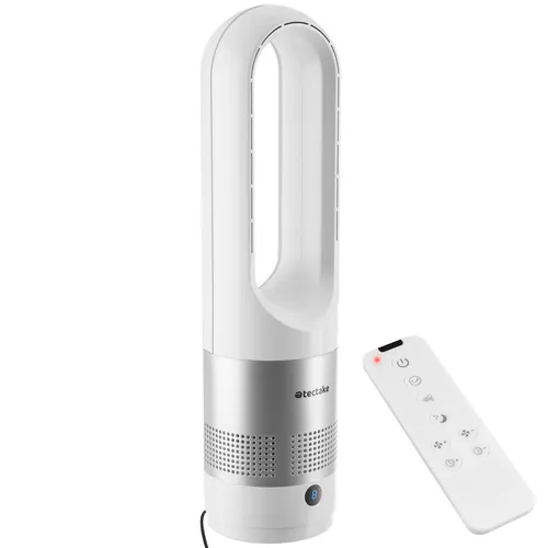 tectake® Rotorloser Ventilator mit Fernbedienung