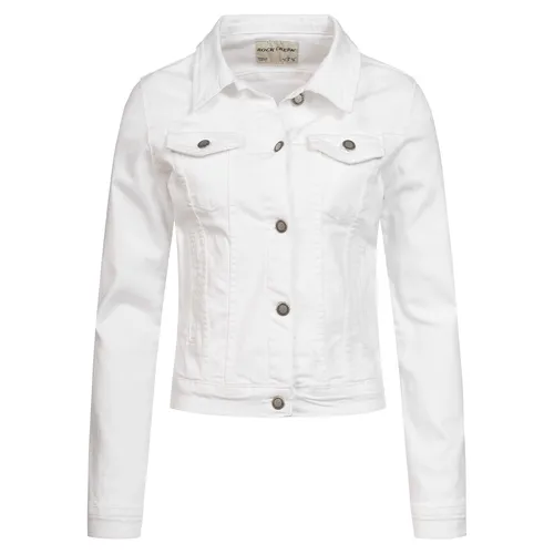 Rock Creek Damen Jeansjacke D-401 in Weiß XXXL - Klassische Damen Jeansjacke von Rock Creek, ideal für lässige Casual-Looks. Mit geradem Schnitt, zwei Brusttaschen und hochwertigem Stretchmaterial für optimalen Tragekomfort. Perfekt kombinierbar mit Jeans und Sneakern.