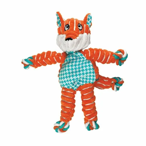 KONG Floppy Knots Fox orange | Gr. S/M Hundespielzeug von Kong